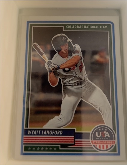 2023 Panini USA Baseball Stars & Stripes #73 Wyatt Langford — front