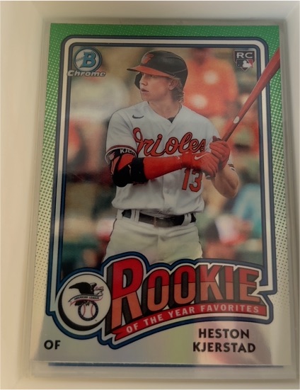 2024 Bowman Chrome #ROY-14 Heston Kjerstad Rookie of the Year Favorites — front