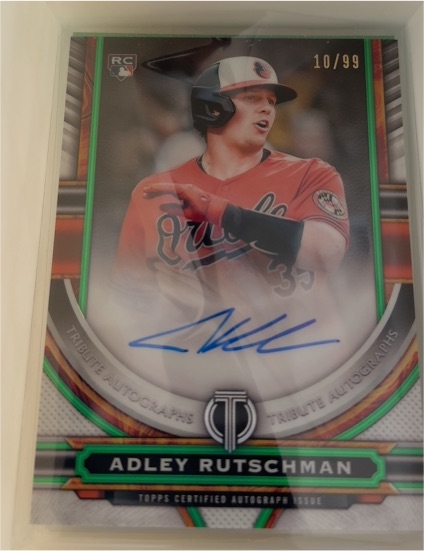 2023 Topps Tribute Tribute Autographs #TA-ARU Adley Rutschman — front
