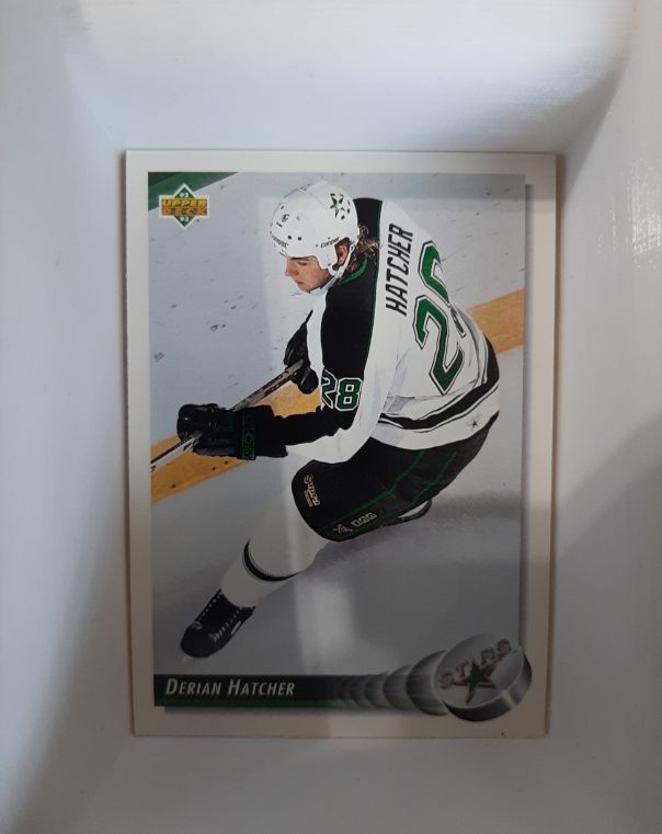 1992-93 Upper Deck #287 Derian Hatcher — front