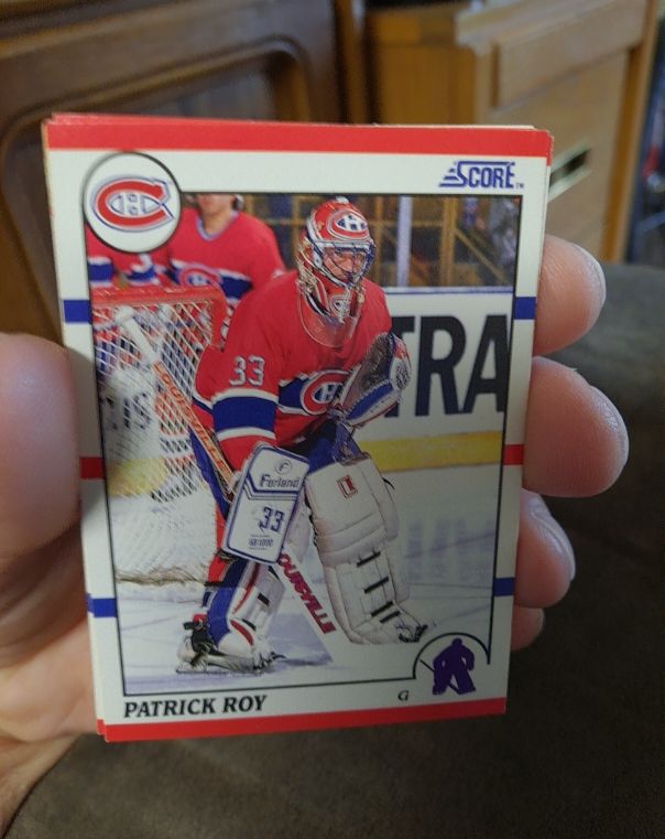 1990 Score #10 Patrick Roy — front