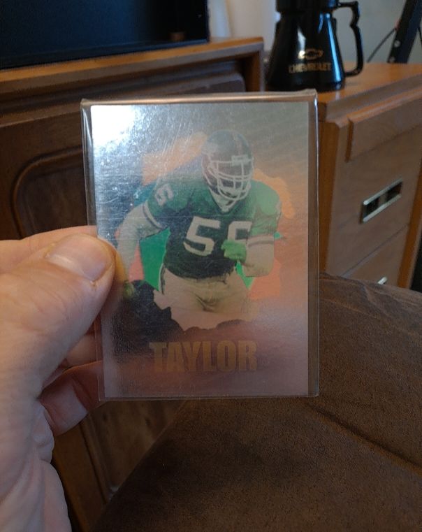1992 Skybox Impact Holograms #H2 Lawrence Taylor — front
