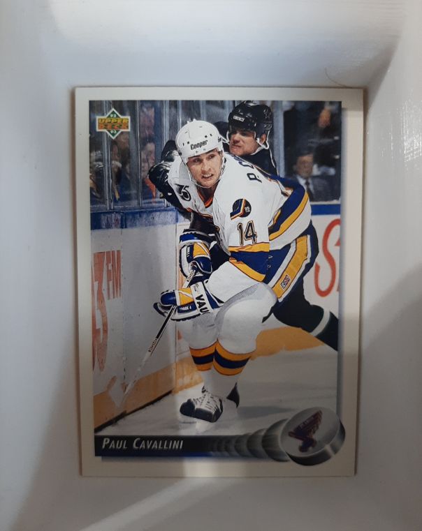 1992 Upper Deck #212 Paul Cavallini — front