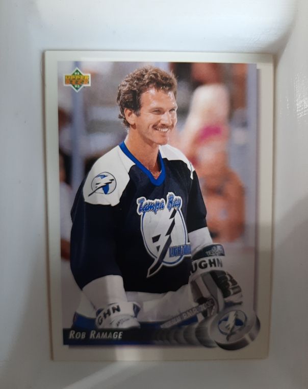 1992-93 Upper Deck #494 Rob Ramage — front