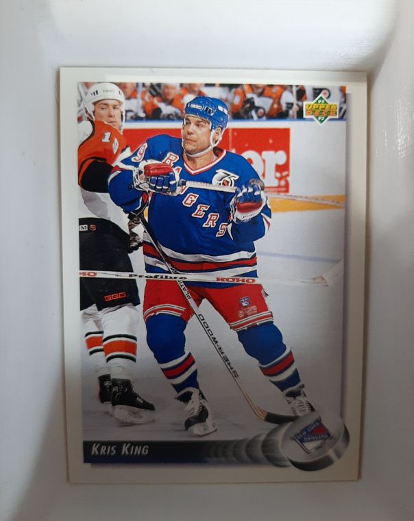 1992-93 Upper Deck #78 Kris King — front