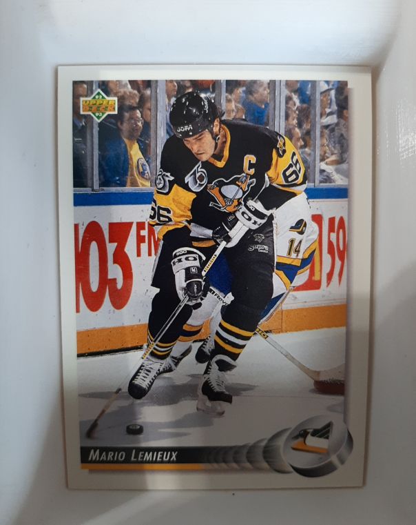 1992-93 Upper Deck #26 Mario Lemieux — front