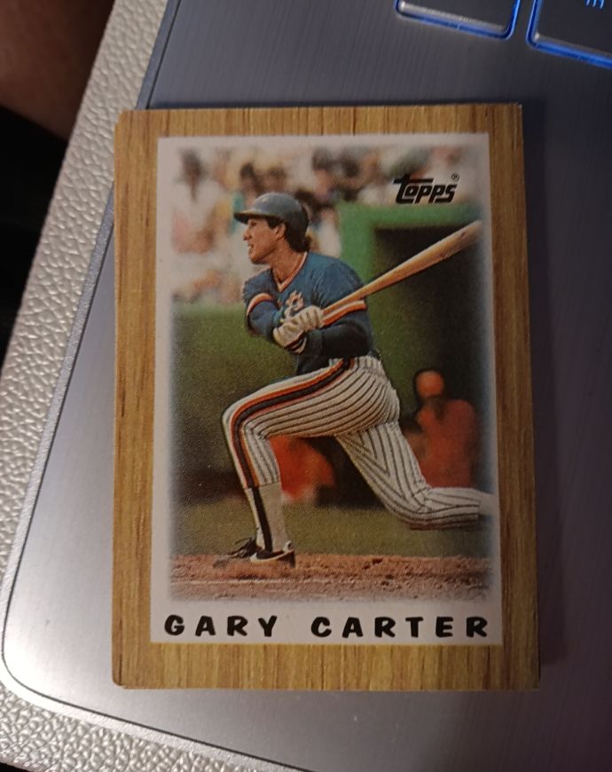 1987 Topps Mini Leaders #20 Gary Carter — front