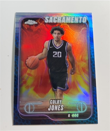 2024-25 Topps Chrome #192 Colby Jones — front