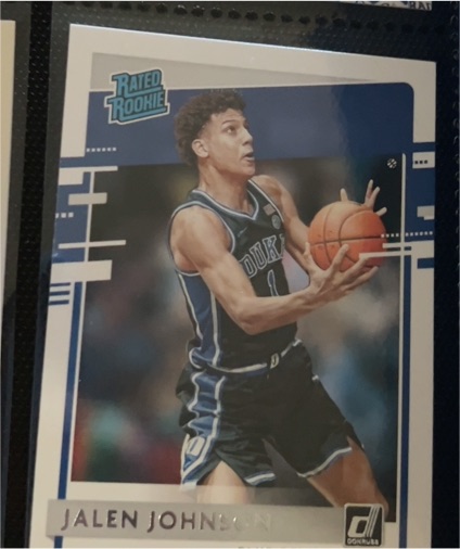 2021 Panini Chronicles Draft Picks #38 Jalen Johnson — front