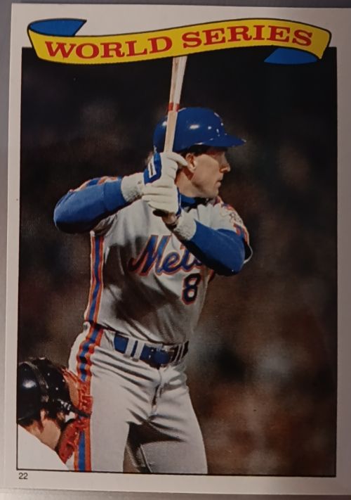 1987 Topps Stickers #22 Gary Carter — front