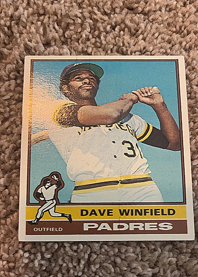 1976 Topps #160 Dave Winfield — front