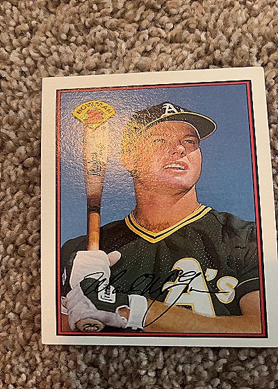 1989 Bowman #197 Mark McGwire — front