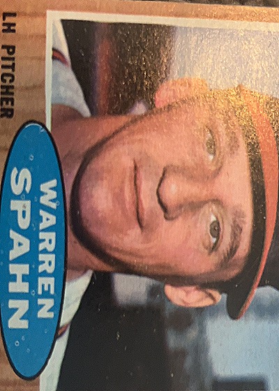 1960 Topps #1 Warren Spahn — front
