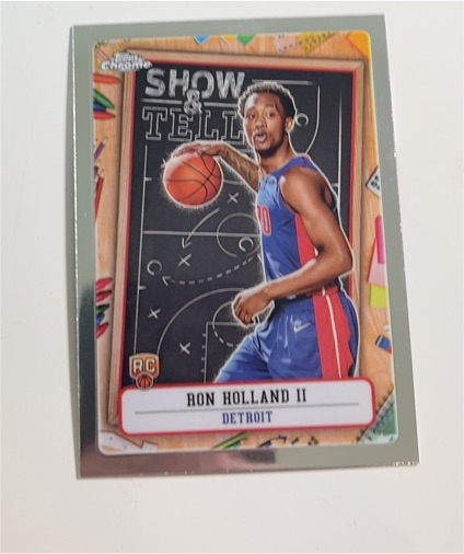 2024-25 Topps Chrome #ST-14 Ron Holland II Show & Tell — front