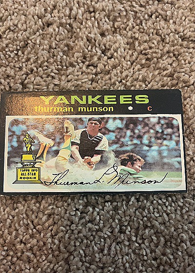 1971 Topps #5 Thurman Munson — front