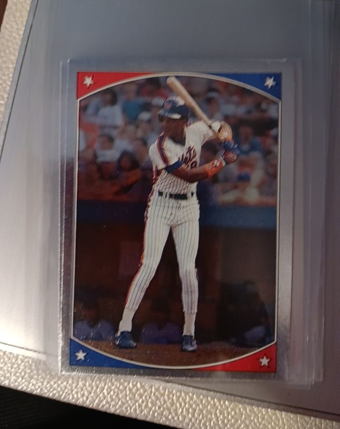 1987 Topps Stickers #159 Darryl Strawberry — front