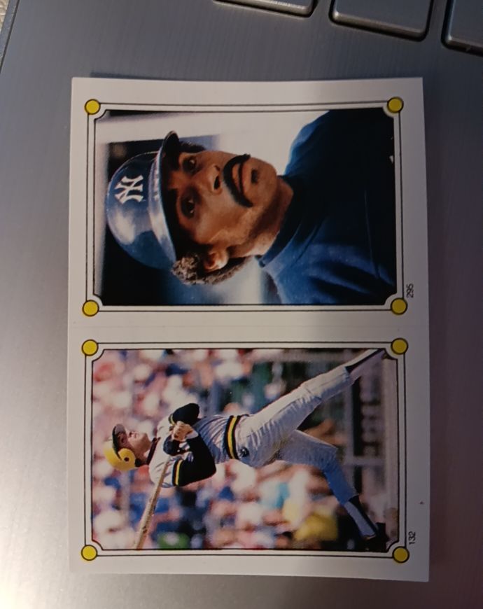 1987 Topps Stickers #132 / 295 Joe Orsulak / Mike Easler — front
