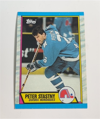 1989-90 Topps #143 Peter Stastny — front