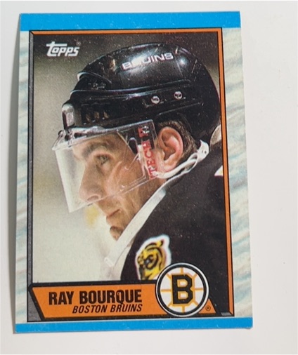1989-90 Topps #110 Ray Bourque Boston Bruins — front