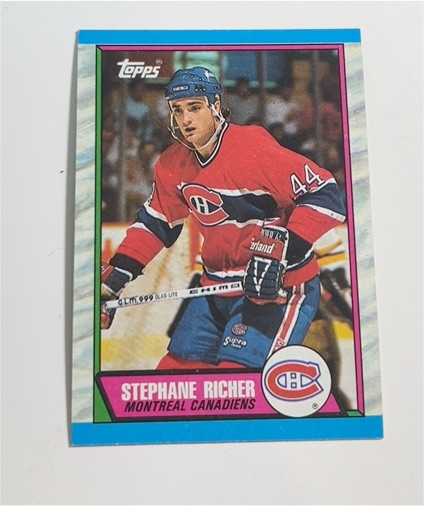 1989-90 Topps #153 Stephane Richer — front