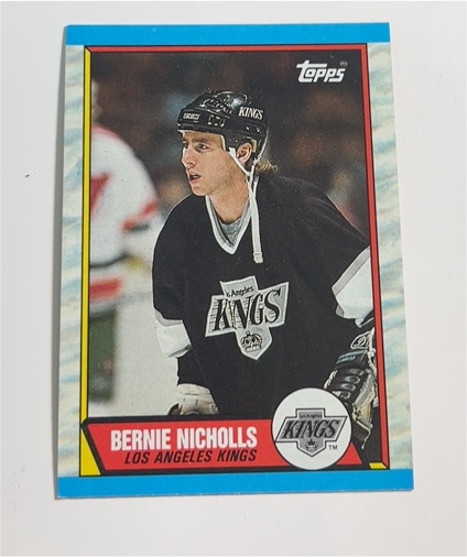 1989-90 Topps #47 Bernie Nicholls — front