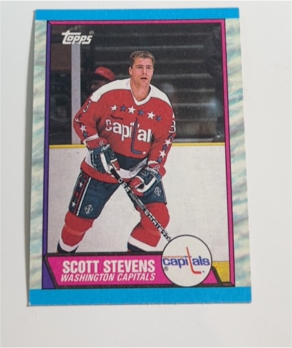 1989-90 Topps #93 Scott Stevens — front