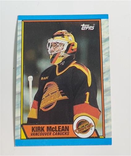 1989-90 Topps #61 Kirk McLean — front