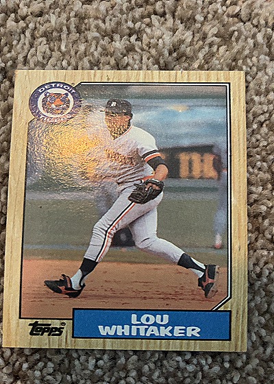 1987 Topps #661 Lou Whitaker — front