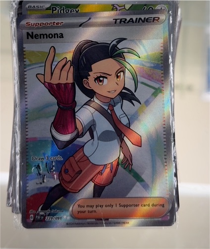 2024 Pokémon TCG Paldean Fates #229 Nemona — front