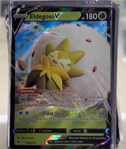 2020 Pokémon Champions Path #005 Eldegoss V — front