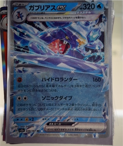 2024 Pokemon Terastal Festival #039/187 Garchomp ex — front