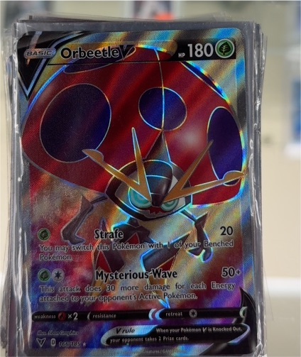 2020 Pokémon Vivid Voltage #166 Orbeetle V — front