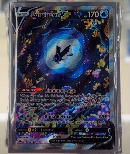 2023 Pokémon Crown Zenith #GG39 Lumineon V — front