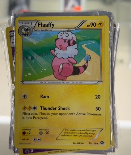 2016 Pokémon XY Steam Siege #39 Flaaffy — front