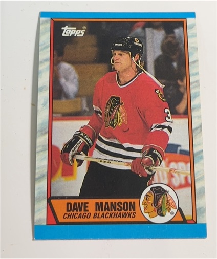 1989-90 Topps #150 Dave Manson — front