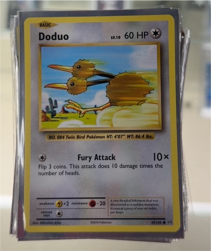 2016 Pokémon XY Evolutions #69 Doduo — front