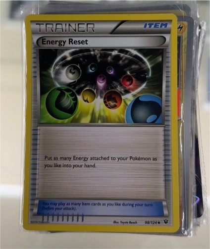 2016 Pokémon TCG XY Fates Collide #98 Energy Reset — front