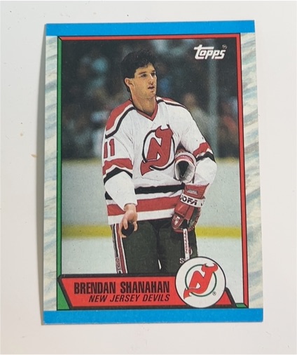1989-90 Topps #147 Brendan Shanahan New Jersey Devils — front