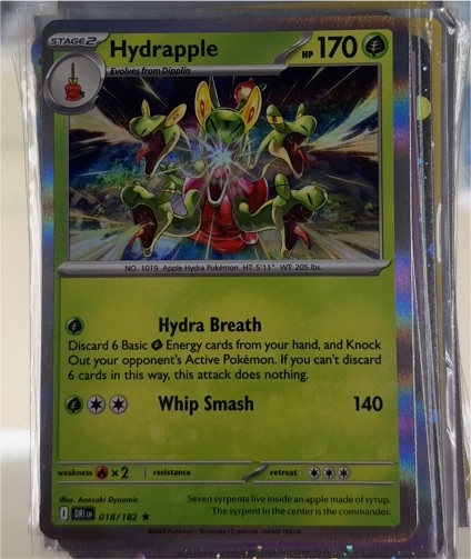 2025 Pokémon SV10 Destined Rivals #018 Hydrapple — front