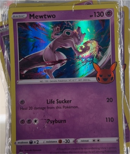 2022 Pokémon TCG Trick or Trade #56 Mewtwo — front
