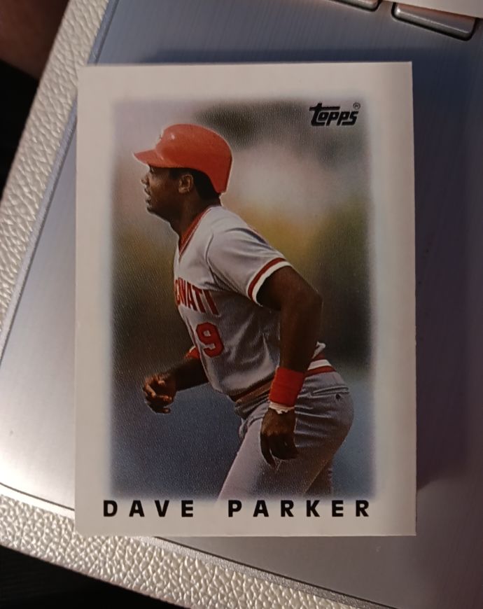 1986 Topps Mini Leaders #41 Dave Parker — front