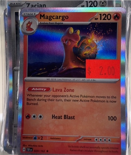 2024 Pokémon TCG Scarlet & Violet SV05: Temporal Forces #029 Magcargo — front