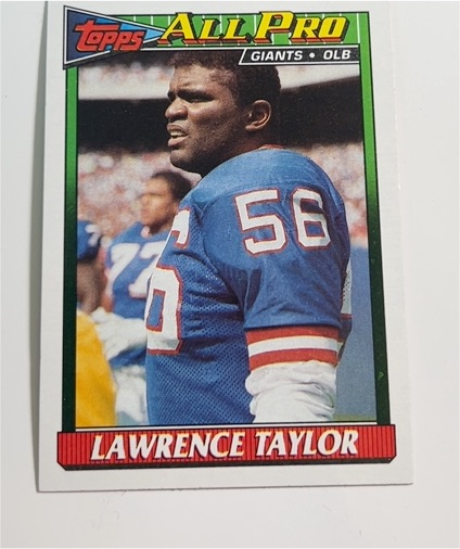 1991 Topps #16 Lawrence Taylor — front