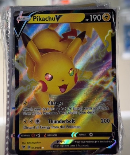 2020 Pokémon Vivid Voltage #043 Pikachu V — front