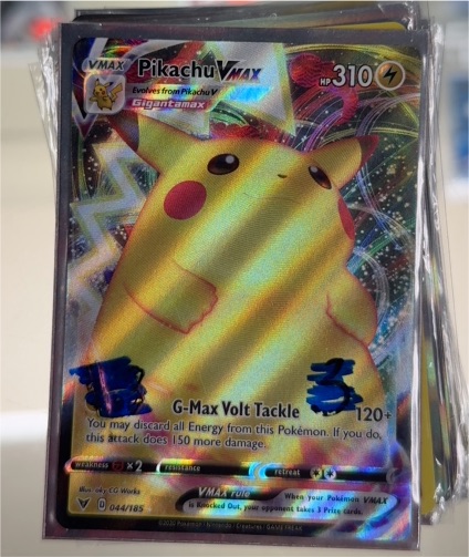 2020 Pokémon TCG Vivid Voltage #044 Pikachu VMAX — front