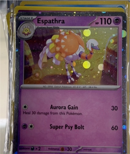 2023 Pokémon Scarlet & Violet Black Star Promo #010 Espathra — front