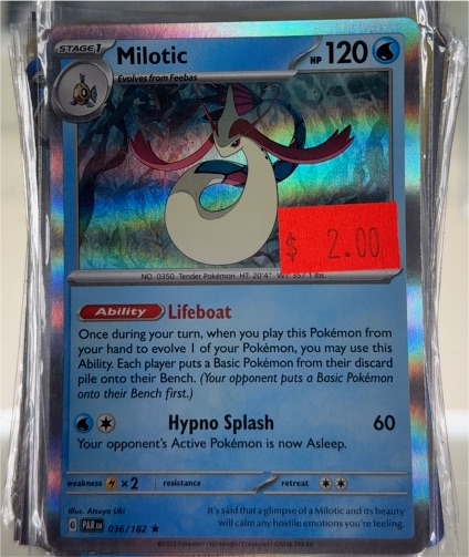 2023 Pokémon TCG SV04: Paradox Rift #036 Milotic — front