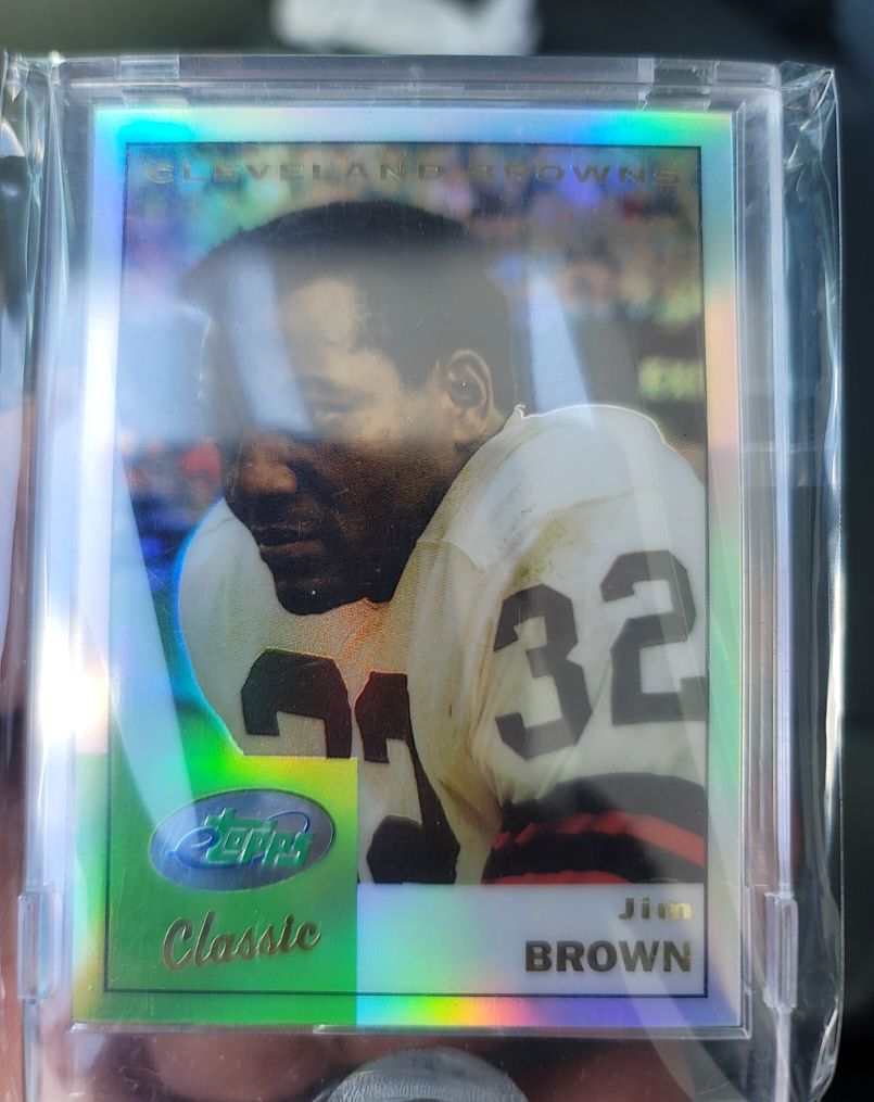 2002 Topps eTopps Classic #ETC-12 Jim Brown — front