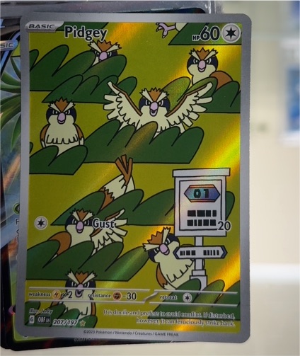 2023 Pokémon SV03: Obsidian Flames #207 Pidgey — front