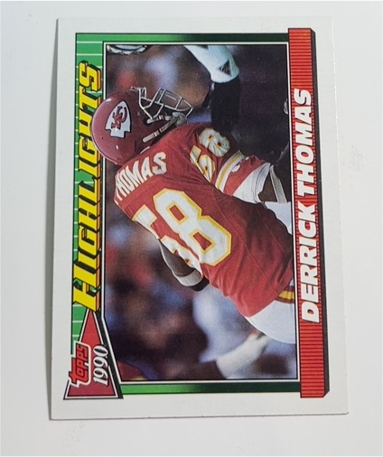 1991 Topps #3 Derrick Thomas — front